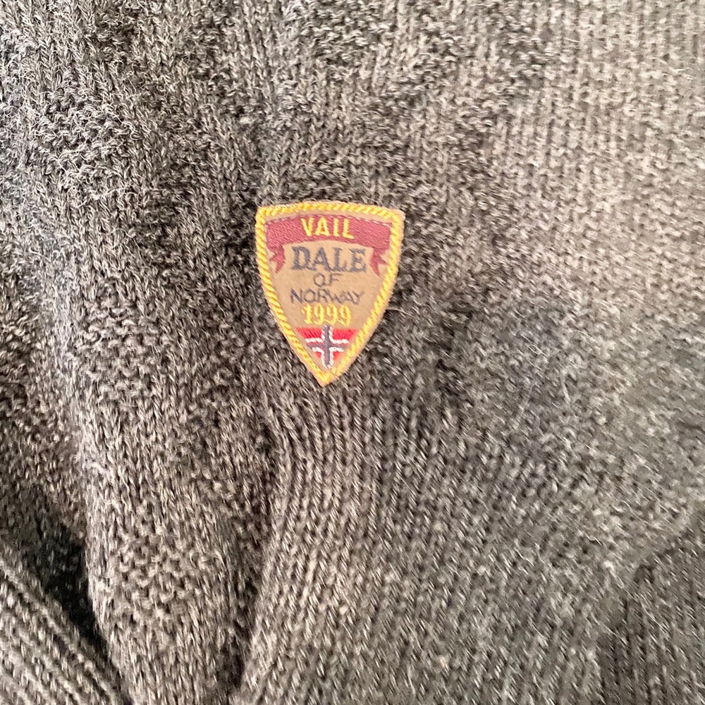 Dale Of Norway Wool half zip sweater VAIL 1999 L - Picture 2 of 7